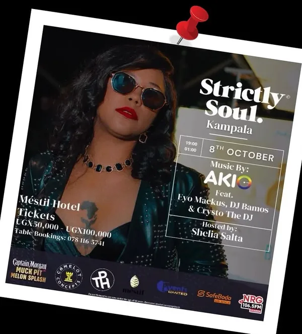 Strictly Soul Kampala (Independence Day Edition) takes place on Wednesday, October 8, 2026